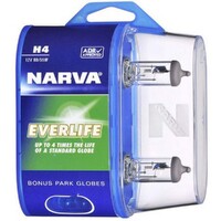 New Genuine NARVA Globe H4 12V 60/55W Everlife Pk2 #48889BL2