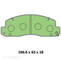 New Genuine PROTEX Brake Pad - Front #CDB3047M