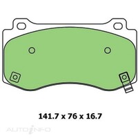 New Genuine PROTEX Brake Pad - Front #CDB3117M