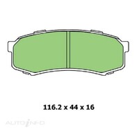 New Genuine PROTEX Brake Pad - Rear #DB1200CP