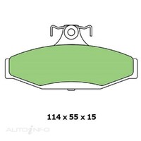 New Genuine PROTEX Brake Pad - Rear #DB1376CP