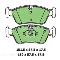 New Genuine PROTEX Brake Pad - Front #DB1414B
