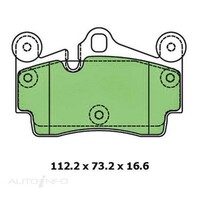 New Genuine PROTEX Brake Pad - Rear #DB1677B