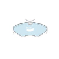 New Genuine BENDIX Brake Pad - Front #DB1962HD