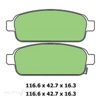 New Genuine PROTEX Brake Pad - Rear #DB1990CP