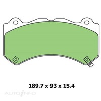 New Genuine PROTEX 4WD Disc Pad Set #DB2375F