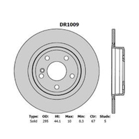 New Genuine PROTEX Ultra Rotor - Rear #DR1009
