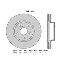New Genuine PROTEX Disc Rotor #DR1112