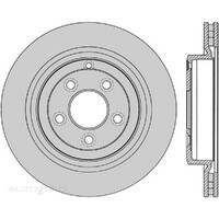 New Genuine PROTEX Rotor - Rear #DR12317