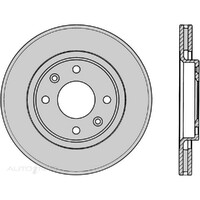 New Genuine PROTEX Rotor - Front #DR12332