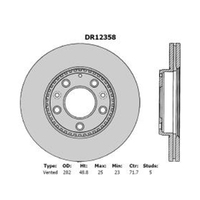 New Genuine PROTEX Rotor - Front #DR12358