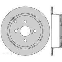 New Genuine PROTEX Rotor - Rear #DR12398