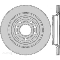 New Genuine PROTEX Rotor - Rear #DR12430