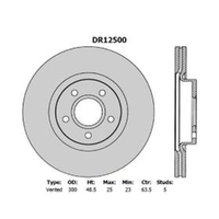New Genuine PROTEX Rotor - Front #DR12500