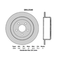 New Genuine PROTEX Ultra Rotor - Rear #DR12549