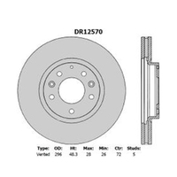 New Genuine PROTEX Rotor - Front #DR12570
