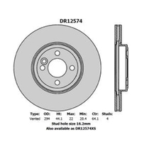 New Genuine PROTEX Rotor - Front #DR12574