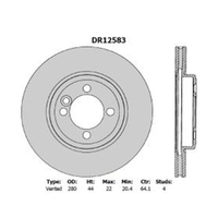 New Genuine PROTEX Rotor - Front #DR12583