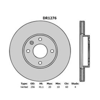 New Genuine PROTEX Disc Rotor #DR1276