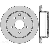 New Genuine PROTEX Rotor - Rear #DR12834