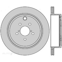 New Genuine PROTEX Rotor - Rear #DR12879