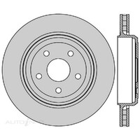 New Genuine PROTEX Rotor - Rear #DR12972