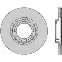 New Genuine PROTEX Rotor - Front #DR226