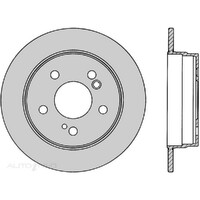 New Genuine PROTEX Rotor - Rear #DR261