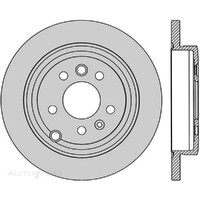 New Genuine PROTEX Rotor - Rear #DR505