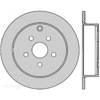 New Genuine PROTEX Rotor - Rear #DR563