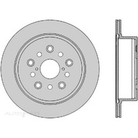 New Genuine PROTEX Rotor - Rear #DR846