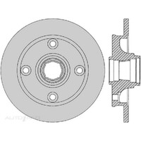 New Genuine PROTEX Rotor - Rear #DR931