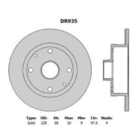 New Genuine PROTEX Ultra Rotor - Rear #DR935