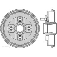 New Genuine PROTEX Brake Drum #DRUM1690