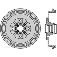 New Genuine PROTEX Brake Drum #DRUM4168
