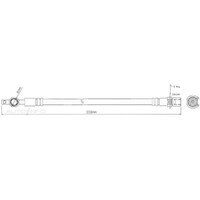 New Genuine PROTEX Brake Hose - Front #H1397
