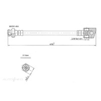 New Genuine PROTEX Hydraulic Hose - Rear #H1409