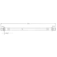 New Genuine PROTEX Hydraulic Hose - Front #H1450