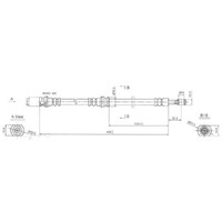 New Genuine PROTEX Hydraulic Hose - Front #H1528