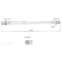 New Genuine PROTEX Brake Hose - Front #H1542