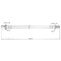 New Genuine PROTEX Hydraulic Hose - Rear #H1547