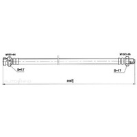 New Genuine PROTEX Hydraulic Hose - Front #H1712