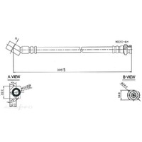 New Genuine PROTEX Hydraulic Hose - Front #H1718