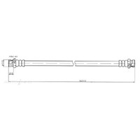 New Genuine PROTEX Hydraulic Hose - Rear #H1812