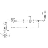 New Genuine PROTEX Hydraulic Hose - Front #H1868