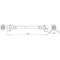 New Genuine PROTEX Hydraulic Hose - Front #H2022
