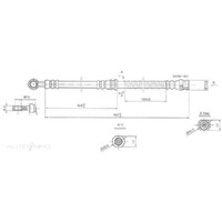 New Genuine PROTEX Hydraulic Hose - Front #H3035