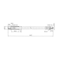 New Genuine PROTEX Hydraulic Hose - Rear #H3056