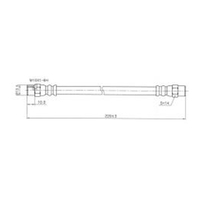 New Genuine PROTEX Hydraulic Hose - Rear #H3132
