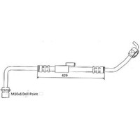 New Genuine PROTEX Hydraulic Hose - Front #H3157
